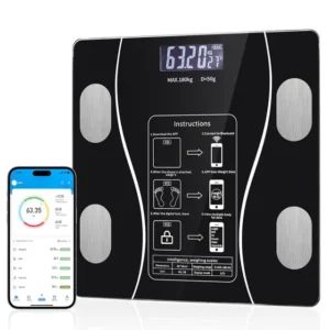 Digital Simple and Practical Body Fat Scale with Smartphone App