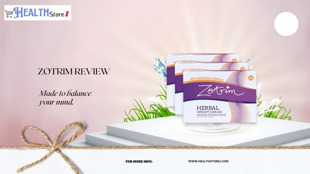 A photo of zotrim product on a stage to express Zotrim review