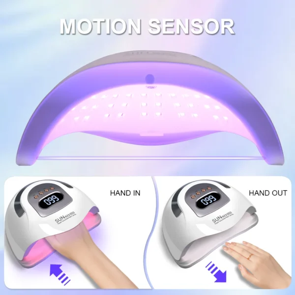 Professional Nail Dryer LED UV Lamp - Image 2