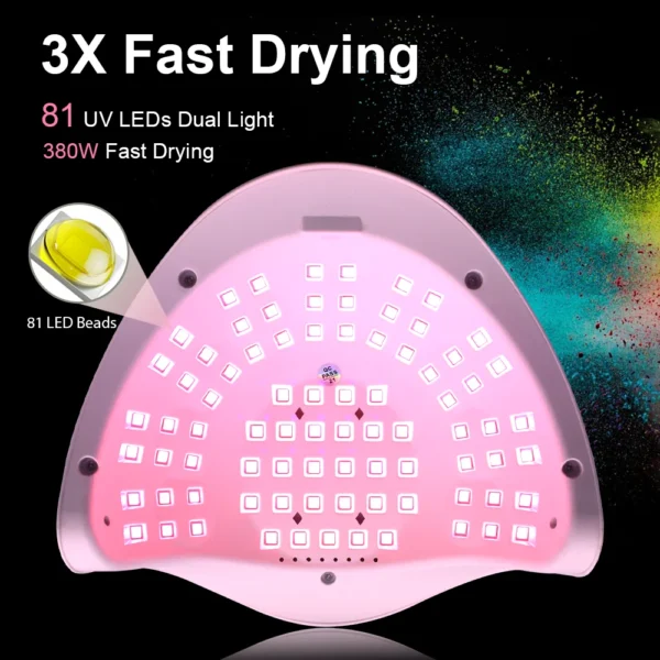 Professional Nail Dryer LED UV Lamp - Image 4