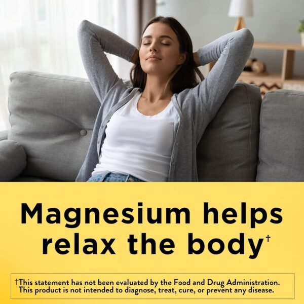 Magnesium Oxide Dietary Supplement for Muscle, Heart, Bone and Nerve Health - Image 3